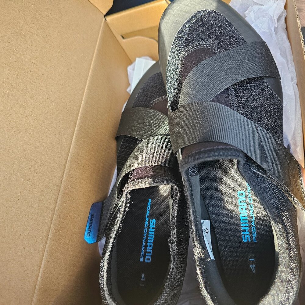 Brand New Indoor Shimano Cycling Shoes with Cleats